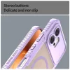 Phonesta Shockproof Armor Back Cover hoesje met MagSafe voor HONOR 600 - Paars 5