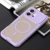 Phonesta Shockproof Armor Back Cover hoesje met MagSafe voor HONOR 600 - Paars 6