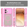 Phonesta Shockproof Armor Back Cover hoesje met MagSafe voor HONOR 600 - Roze 1