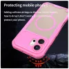 Phonesta Shockproof Armor Back Cover hoesje met MagSafe voor HONOR 600 - Roze 3