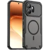 Phonesta Shockproof Armor Back Cover hoesje met MagSafe voor HONOR 600 - Zwart 0