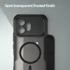 Phonesta Shockproof Armor Back Cover hoesje met MagSafe voor HONOR 600 - Zwart 4
