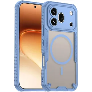 Phonesta Shockproof Armor Back Cover hoesje met MagSafe voor HONOR 600 Pro - Blauw