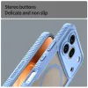 Phonesta Shockproof Armor Back Cover hoesje met MagSafe voor HONOR 600 Pro - Blauw 5
