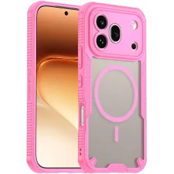 Phonesta Shockproof Armor Back Cover hoesje met MagSafe voor HONOR 600 Pro - Roze
