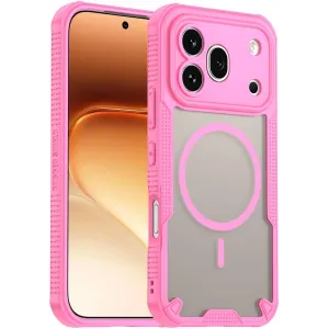 Phonesta Shockproof Armor Back Cover hoesje met MagSafe voor HONOR 600 Pro - Roze