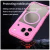 Phonesta Shockproof Armor Back Cover hoesje met MagSafe voor HONOR 600 Pro - Roze 3