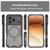 Phonesta Shockproof Armor Back Cover hoesje met MagSafe voor HONOR 600 Pro - Zwart 1