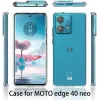 Phonesta Scratchproof Back Cover hoesje voor Motorola Edge 40 Neo - Transparant 2