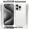 Phonesta Scratchproof Back Cover hoesje voor Apple iPhone 16 Pro - Transparant 2