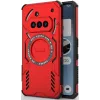 Phonesta Shield Armor Back Cover hoesje met MagSafe voor Nothing Phone (3a) - Rood 0