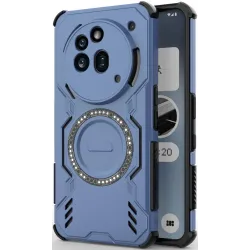 Phonesta Shield Armor Back Cover hoesje met MagSafe voor Nothing Phone (3a) Pro - Blauw