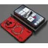 Phonesta Shield Armor Back Cover hoesje met MagSafe voor Nothing Phone (3a) Pro - Rood 1