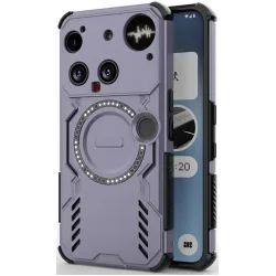 Phonesta Shield Armor Back Cover hoesje met MagSafe voor Nothing Phone (3) - Paars