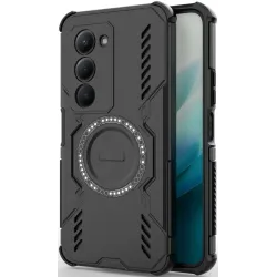 Phonesta Shield Armor Back Cover hoesje met MagSafe voor Xiaomi Redmi 15 - Zwart