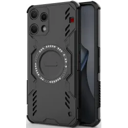 Phonesta Shield Armor Back Cover hoesje met MagSafe voor Nothing Phone (3a) Lite - Zwart