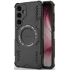 Phonesta Shield Armor Back Cover hoesje met MagSafe voor Samsung Galaxy S25 Plus/S24 Plus - Zwart 0