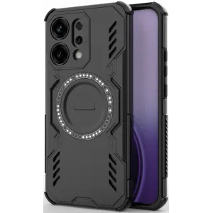 Phonesta Shield Armor Back Cover hoesje met MagSafe voor Oppo Reno14 - Zwart