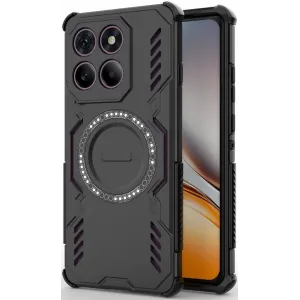 Phonesta Shield Armor Back Cover hoesje met MagSafe voor Motorola Edge 60 Pro - Zwart