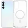 Phonesta Shockproof MagSafe Back Cover hoesje voor Samsung Galaxy A15 4G/5G - Transparant