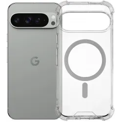 Phonesta Shockproof MagSafe Back Cover hoesje voor Google Pixel 9 Pro XL - Transparant