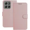 Phonesta Smooth Skin Book Wallet Case hoesje voor Motorola Moto G17/G17 Power/G15/G15 Power - Roségoud