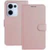 Phonesta Smooth Skin Book Wallet Case hoesje voor Oppo Reno13 - Roségoud