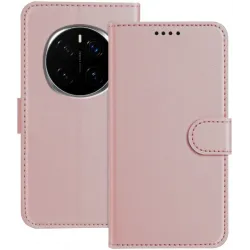 Phonesta Smooth Skin Book Wallet Case hoesje voor HONOR Magic7 Pro - Roségoud
