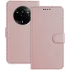 Phonesta Smooth Skin Book Wallet Case hoesje voor Realme 14 Pro - Roségoud