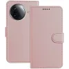 Phonesta Smooth Skin Book Wallet Case hoesje voor Xiaomi Poco F7 Pro/F7 Ultra - Roségoud