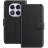 Phonesta Smooth Skin Book Wallet Case hoesje voor Xiaomi Redmi Note 14 Pro 4G - Zwart