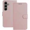 Phonesta Smooth Skin Book Wallet Case hoesje voor Samsung Galaxy S25 Plus/S24 Plus - Roségoud