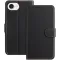 Phonesta Smooth Skin Book Wallet Case hoesje voor Apple iPhone 17e/16e - Zwart