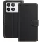 Phonesta Smooth Skin Book Wallet Case hoesje voor Xiaomi 14T - Zwart