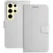 Phonesta Smooth Skin Book Wallet Case hoesje voor Samsung Galaxy S24 Ultra - Zilver