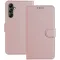 Phonesta Smooth Skin Book Wallet Case hoesje voor Samsung Galaxy A15 4G/5G - Roségoud