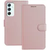 Phonesta Smooth Skin Book Wallet Case hoesje voor Samsung Galaxy A35 - Roségoud