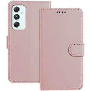 Phonesta Smooth Skin Book Wallet Case hoesje voor Samsung Galaxy A35 - Roségoud