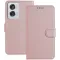 Phonesta Smooth Skin Book Wallet Case hoesje voor Motorola Moto G85/Edge 50 Fusion - Roségoud