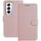 Phonesta Smooth Skin Book Wallet Case hoesje voor Oppo Reno12 - Roségoud