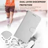 Phonesta Smooth Skin Book Wallet Case hoesje voor Oppo Reno12 Pro - Zilver 2