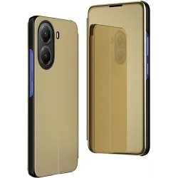 Phonesta Smart Mirror View Book Case hoesje voor Xiaomi Poco X7 Pro - Goud