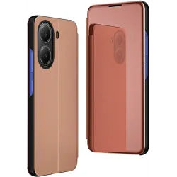 Phonesta Smart Mirror View Book Case hoesje voor Xiaomi Poco X7 Pro - Roségoud