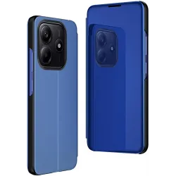Phonesta Smart Mirror View Book Case hoesje voor Xiaomi Redmi Note 14 4G - Blauw