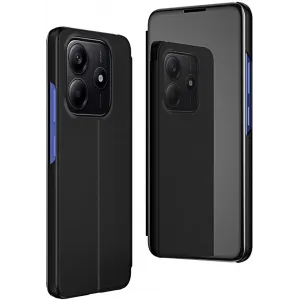 Phonesta Smart Mirror View Book Case hoesje voor Xiaomi Redmi Note 14 4G - Zwart