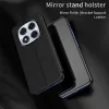 Phonesta Smart Mirror View Book Case hoesje voor Xiaomi Redmi Note 14 Pro 5G / Xiaomi Poco X7 - Indigo 1