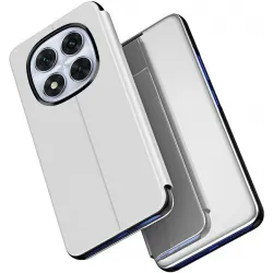 Phonesta Smart Mirror View Book Case hoesje voor Xiaomi Redmi Note 14 Pro 5G / Xiaomi Poco X7 - Zilver