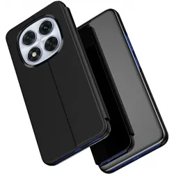 Phonesta Smart Mirror View Book Case hoesje voor Xiaomi Redmi Note 14 Pro 5G / Xiaomi Poco X7 - Zwart