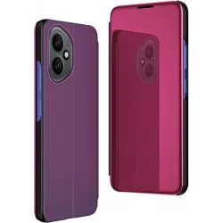 Phonesta Smart Mirror View Book Case hoesje voor HONOR 400 - Paars