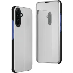 Phonesta Smart Mirror View Book Case hoesje voor Samsung Galaxy A17/A26 - Zilver